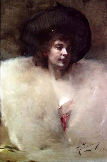 Lady in a Fur Coat 